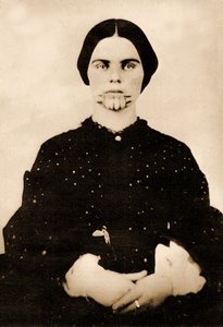 Porträt von Olive Oatman, ca. 1857