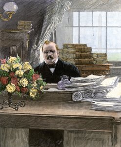 Porträt von Stephen Grover Cleveland (1837-1908), Präsident der Vereinigten Staaten