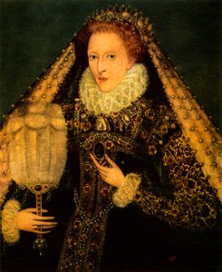Porträt von Königin Elisabeth I. von England (Druck)