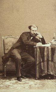 Porträt des berühmten französischen Komponisten Charles Gounod von Unbekannter Künstler