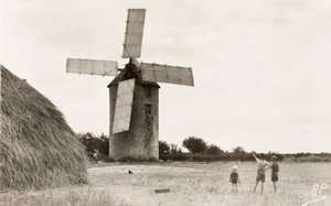 Postkarte Moulin de Kervoyal Finistere Bretagne Frankreich von William M. Timlin