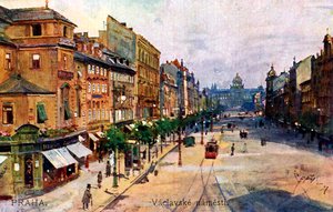 Prag: Wenzelsplatz (Vaclavske namesti)