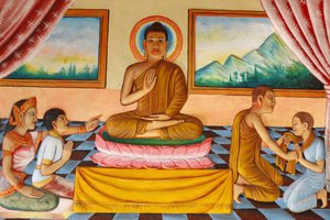 Leben des Buddha, Siem Reap, Kambodscha von Unbekannt
