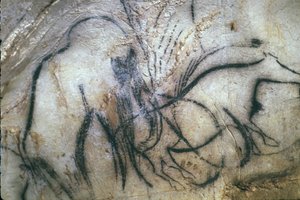 Prähistorische Höhle von Pech Merle / Kapelle der Mammuts / 25.000 Jahre / Cabrerets / Lot / Midi-Pyrénées / Frankreich von Unbekannt