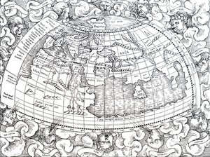 Ptolemäus von Alexandrias Karte der damals bekannten Welt