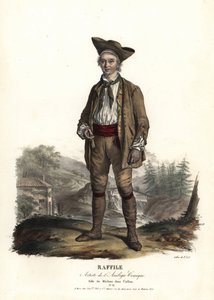 Raffile als Michau in Coelina von René Charles Guilbert de Pixérécourt, Ambigu Comique