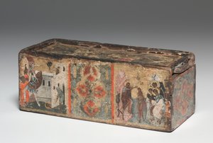 Reliquienkasten mit Szenen aus dem Leben von Johannes dem Täufer, 1300er von Unbekannt
