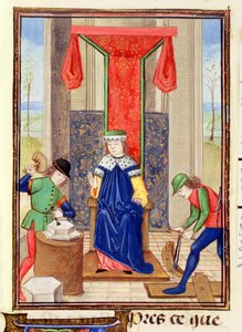 Roy 15 EII f.265 Meister, Zimmermann und Steinmetz, aus 