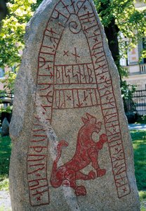 Runenstein, Lund, Schweden