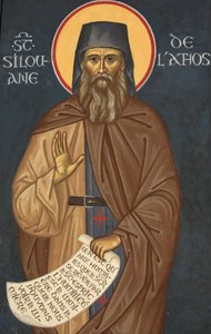 Sankt Silouan. Sankt-Antoine-le-Grand orthodoxe Kirche, Saint-Laurent-en-Royans, Frankreich
