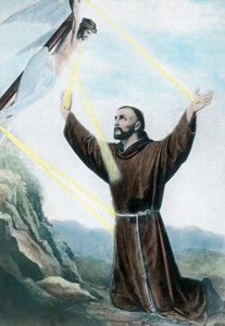 Szene aus dem Leben des Heiligen Franziskus von Assisi von Unbekannter Künstler