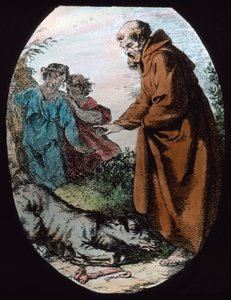 Szene aus dem Leben des Heiligen Franziskus von Assisi