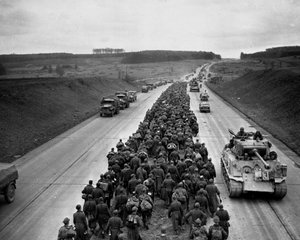 Zweiter Weltkrieg (1939-1945): In der Nähe von Gießen (Deutschland) nördlich von Frankfurt am Main 29. März
