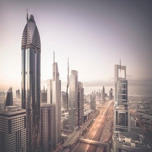 Sheikh Zayed Road, Dubai, Vereinigte Arabische Emirate