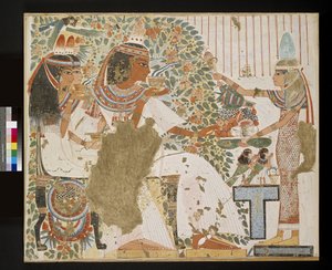 Schrein, errichtet von Pharao Taharqa im Hof des von ihm erbauten Tempels von Amun in Kawa in Nubien, 25. Dynastie, Spätzeit, 690-64 v. Chr. (Foto)