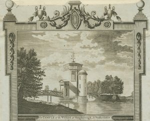 Shugborough - Tempel der Winde: Gravur, nd [ca. 1770] von Unbekannt
