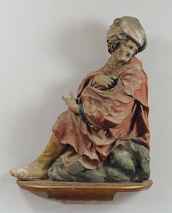 Sitzender Mann