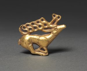 Hirschplakette, 400-300 v. Chr. von Unbekannt