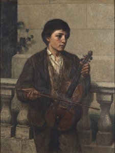 Straßenmusiker 1800 von Unbekannter Künstler