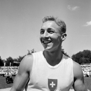 Schweiz Kunstturner Hans Eugster