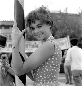 Die Schauspielerin Heather Sears in Venedig Lido - 1957 von Unbekannt