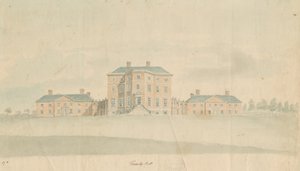 Teddesley Hall: Aquarell, undatiert [spätes 18. Jahrhundert]