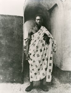 Der Aschanti-König; Prempeh, frühes 20. Jahrhundert von Unbekannt