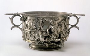 Der Zentaurenbecher, gallo-römisch, aus dem Berthouville-Schatz von Unbekannt