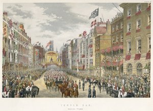 Der Empfang der Stadt für Prinzessin Alexandra von Unbekannter Künstler