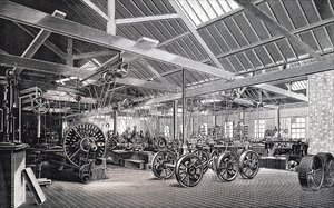 Das Maschinenhaus der Atlas Engine Works von Unbekannt
