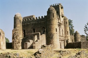 Der Palast von Kaiser Fasilidas im königlichen Gehege (Fasil Ghebbi)