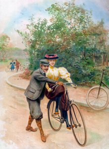 Die Fahrradstunde, Anfang des 20. Jahrhunderts