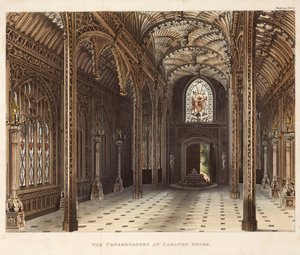Das Konservatorium im Carlton House, Pall Mall, London, ca. 1810