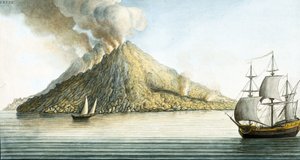Die Insel Stromboli, Sizilien