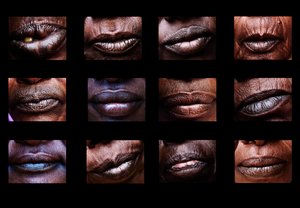 Die Münder, die in der Stille schreien, Teil einer Bilderserie aus Darfur, die Kompositbilder sind sehr stark und ein neuer Blick auf den Völkermord, Sudan, Afrika (Foto) von Unbekannter Künstler