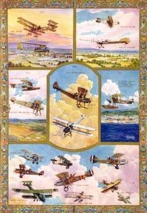 Der Fortschritt der Luftfahrt von 1910 bis 1918
