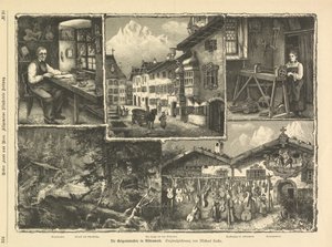 Die Geigenindustrie in Mittenwald, Stuttgart 1882 von Unbekannter Künstler