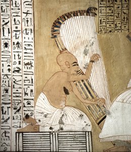 Gräber der Handwerker (Detail), Stätte von Deir El Medineh in Luxor, Ägypten