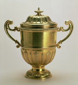Zweihandbecher mit Deckel, von Jacob Margas (1687-ca. 1725), London von Unbekannt