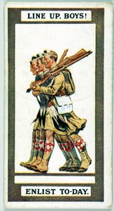Vereinigtes Königreich: Zigarettenkarten - WW1 Rekrutierung