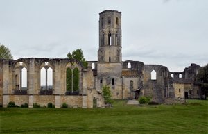 Ansicht von La Sauve Maggiore, Abtei von La Sauve-Maggiore in Gironde. 11. Jahrhundert.