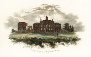 Ansicht des Inokulationskrankenhauses von Woodville in Pancras, London