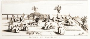 Ansicht einer Medersa (Madrasa oder Madrassa) religiöse Schule, Ägypten - Illustration aus dem Atlas von Ägypten von Unbekannt