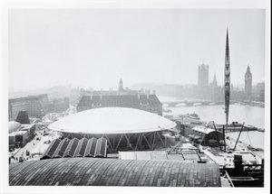 Blick auf die Kuppel der Entdeckung, gebaut für das Festival of Britain, eröffnet am 4. Mai 1951