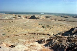 Ansicht des Zikkurats, gebaut vom elamitischen König Untash-Gal (1265-46 v. Chr.) (Foto)