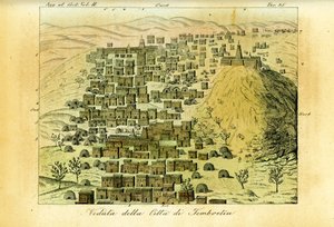Ansicht der Stadt Timbuktu, Mali von Unbekannt