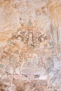 Wandmalerei, Sulamani Pahto, Bagan