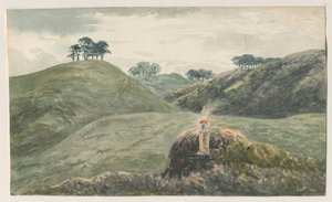 Walton-on-the-Hill - Cannock Chase: Aquarell von Unbekannt