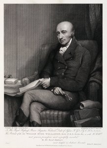 William Hyde Wollaston, englischer Chemiker und Metallurg, ca. 1810er von Unbekannt