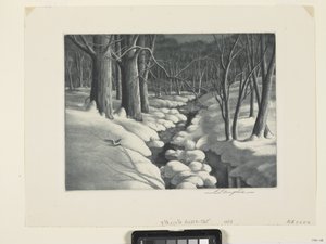 Winterszene von Unbekannter Künstler